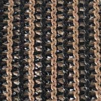 Eden's Decor Straight Flat-Edged Sun Shade Sail Rectangular 10' x 14' Brown UV-Blocking Outdoor Canopy Fabric Cloth Awning for Pergola Patio Garden Backyard Custom Size