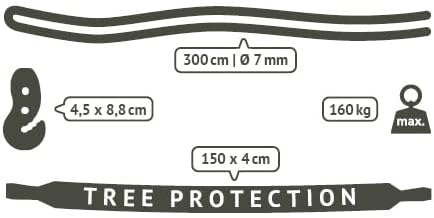 LA SIESTA® XL King Domingo Hammock Chair Swing & Tree Mount Kit - Suspension Kit for Trees Beams Posts - Weatherproof, Outdoor Indoor Hammock Swing - Hanging Chair for Bedroom Patio - Toucan