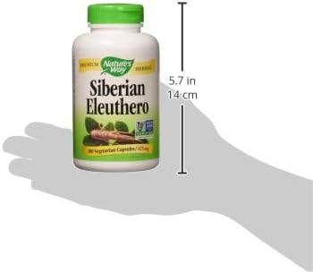 Nature's Way Premium Herbal Siberian Eleuthero, 1,275 mg 180 VCaps