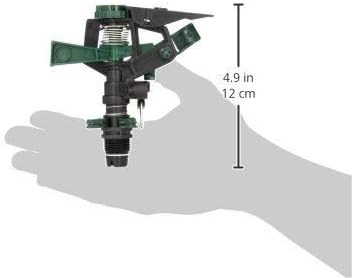 2 Pack - Orbit 1/2 Inch Plastic Impact Lawn Sprinkler Head