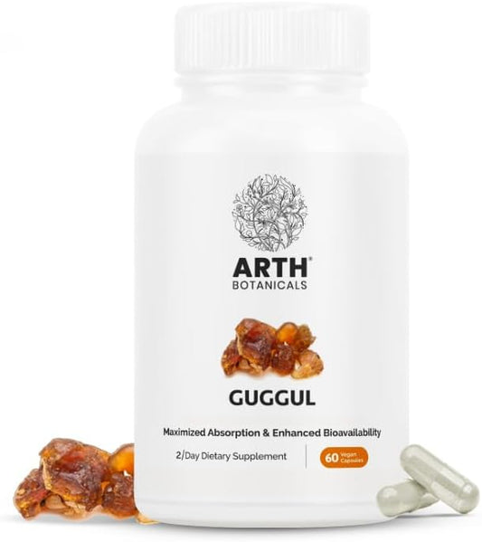 Guggul Capsules - 100% Natural, 60
