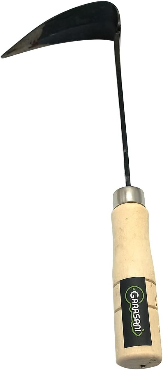 GARASANI Hand Hoe Plow Korean Style Ho-Mi Small Hoe Used to Dig Up Weeds (Grass)