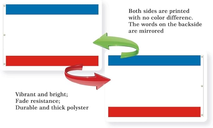 Ukraine Crimea Extra Large Flag 6x10FT Giant Ukrainian Crimean Polyester Banner With 3 Grommets Fade Resistant Vivid Color For Patriotic Festival Events Party Decoration(Crimea UKR, 6x10FT)