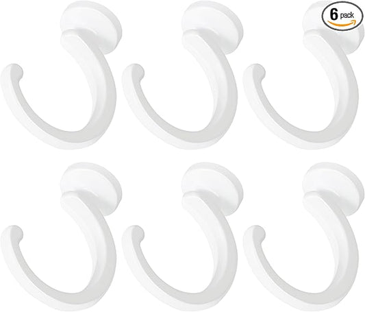 6pcs Ceiling Hooks for Hanging Plants,Hanging Hanging Lights Metal Small Hooks,Indoor Outdoor Wall Heavy Duty Plant Hanger Swag Hook