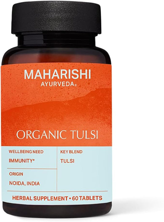 Maharishi Ayurveda - Organic Tulsi Holy 100% Organic (60 Herbal 500mg)
