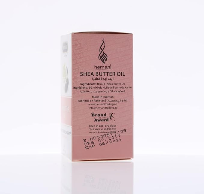 Hemani Shea Butter Oil 1 oz 30 ml
