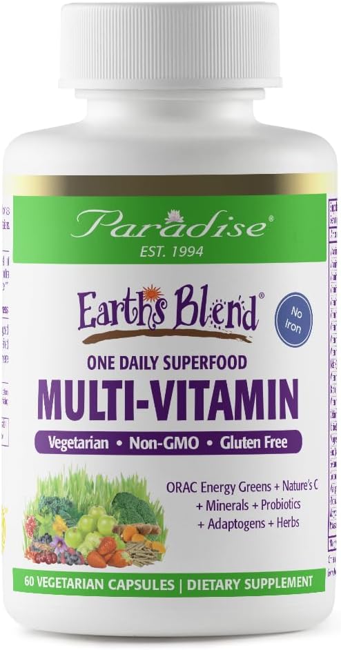 Paradise Herbs - Earth’s Blend® Superfood 60 Count