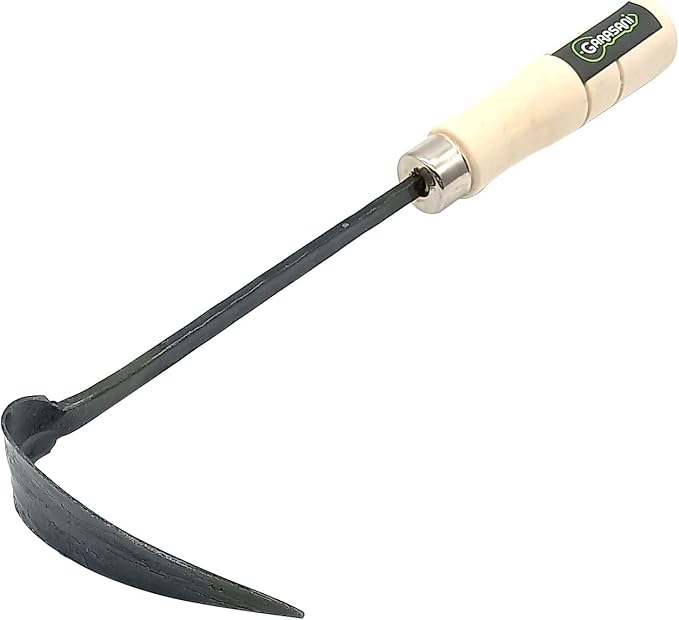 GARASANI Hand Hoe Plow Korean Style Ho-Mi Small Hoe Used to Dig Up Weeds (Grass)