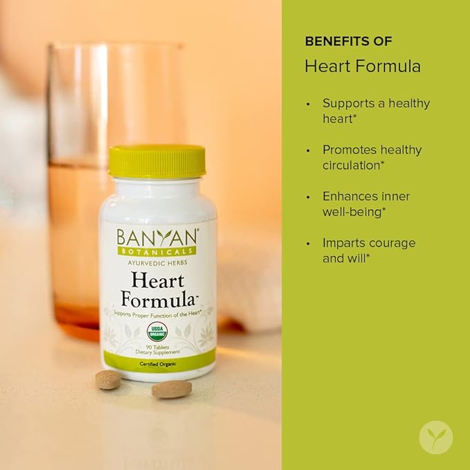 Banyan Botanicals Heart Formula – Organic 90 Tablets