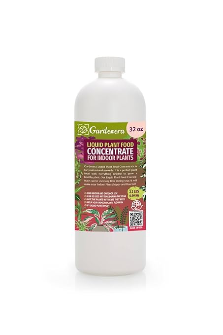 Plant Growth Superfood for Indoor Plants with Essential Vitamins & Minerals - Organic Plant Food Fertilizer - Micro-Fungi and Bio-Organisms for Indoor Plant Care & Growth Enhancement - 32oz