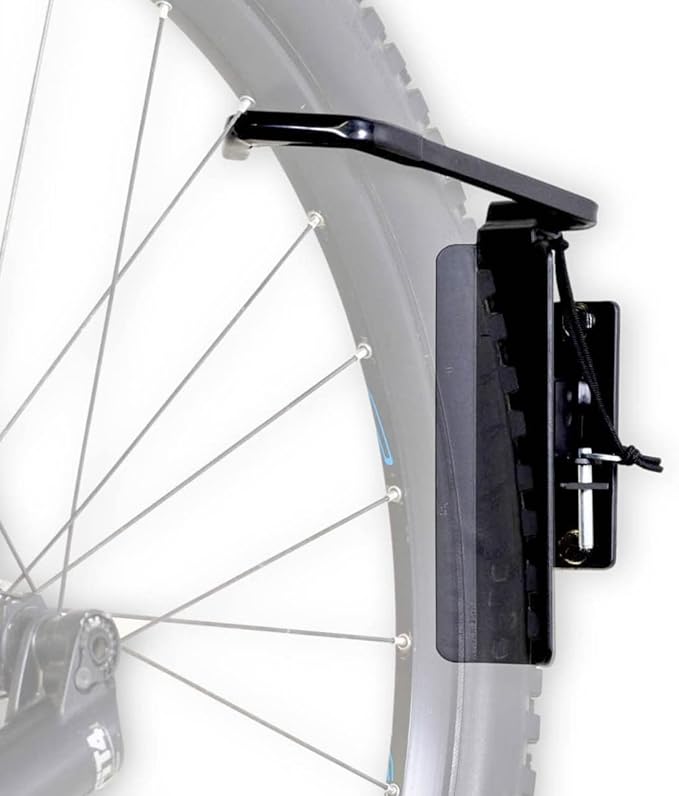 StoreYourBoard Bike Swivel Rack – Wall Mounted Garage Bike Storage, Vertical Hanger with 120° Swing Design & Stopper, Space-Saving Indoor Wall Mount – Fits Kids Bikes, BMX & More