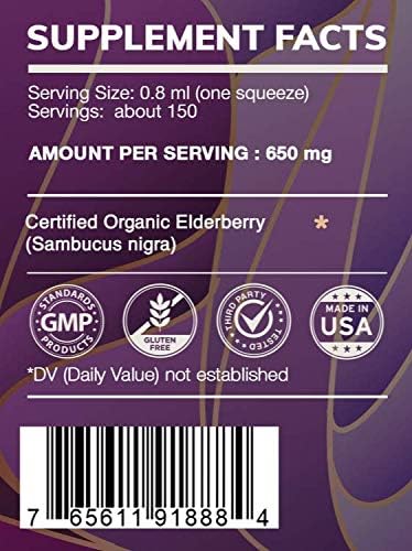 Earth's Love - Elderberry Alcohol-Free Herbal (4 Fl