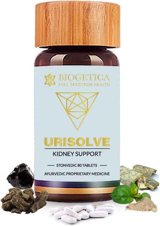 Urisolve Kidney Care Herbal Supplement 100% Vegan 80 Tablets