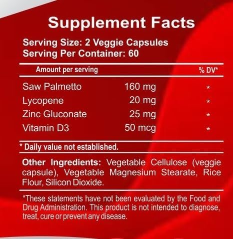 Healthier Prostate Supplements for Men D3 for