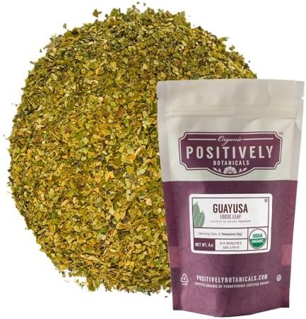 Organic Positively Botanicals Company, Guayusa, Loose 4 Ounce