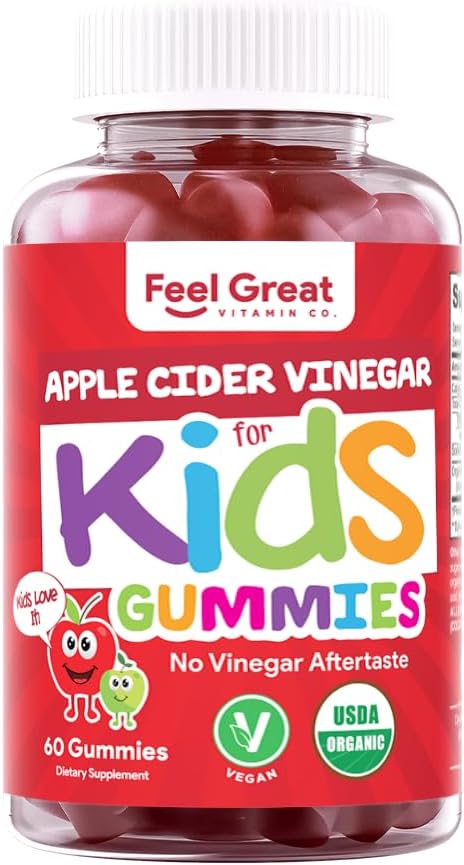 Organic Kids Apple Cider Vinegar Gummies 60 Day