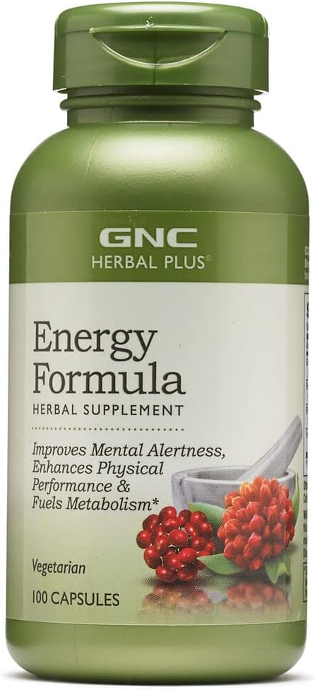 GNC Herbal Plus Energy Formula (100