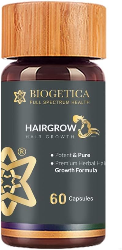 Hairgrow Herbal Capsule for Healthy Hair 100% Vegan 60 Capsules