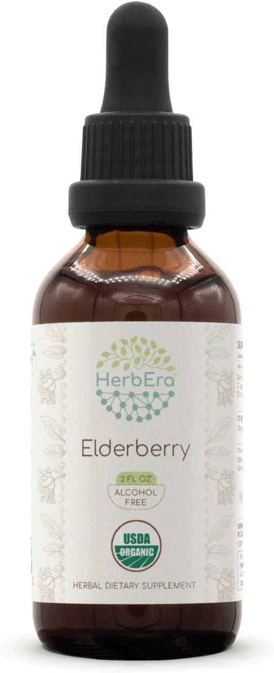Elderberry B60 USDA Organic Alcohol-Free Herbal (2 fl