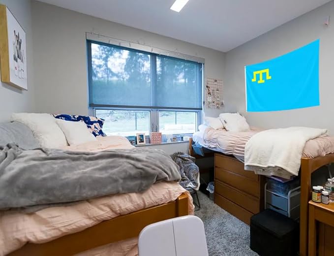 Crimea Tatar Flag 4x6FT Crimean Tatars Polyester Banner With 2 Grommets Fade Resistant Vivid Color For Patriotic Festival Events Party Decoration(Crimean Tatars, 4x6FT)