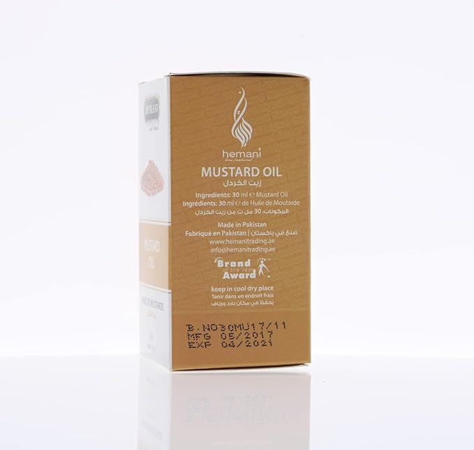 Hemani Mustard 100% Natural Cold Pressed 30ml