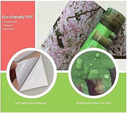 3D Door Wallpaper Self-Adhesive Door Poster - Beach Street - Door Film Photo Wallpaper Premium PVC Waterproof Door Sticker Wall Sticker for Bedroom Living Room Door Decoration Stickers 95 x 215 cm