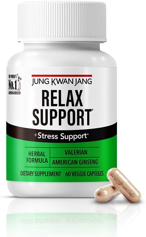 JungKwanJang Relax with Valerian Root (1,000mg) (143mg) for 60 Herbal