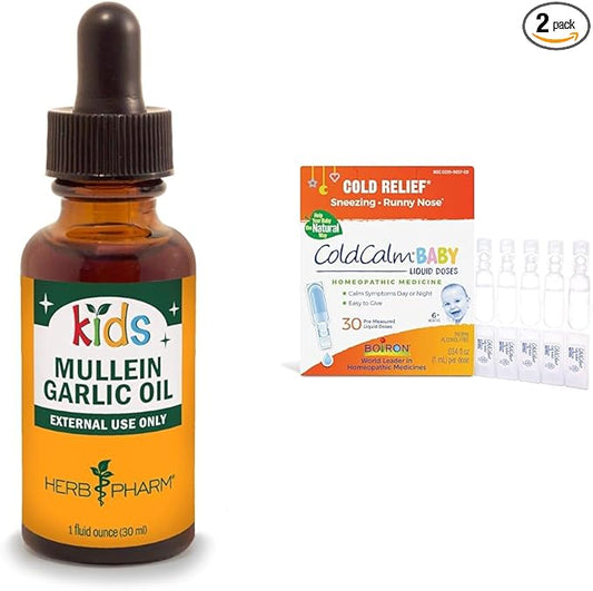 Herb Pharm Kids Mullein Garlic Oil 1 Fl 30 Count