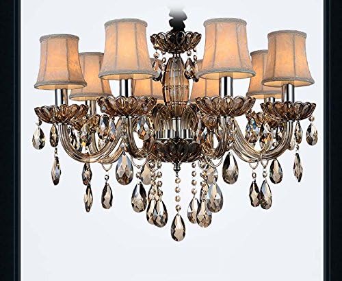 Fushing 20Pcs Chandelier Crystals, Clear Teardrop Crystal Chandelier Pendants Parts Beads, Hanging Crystals for Chandeliers(50mm, Clear)