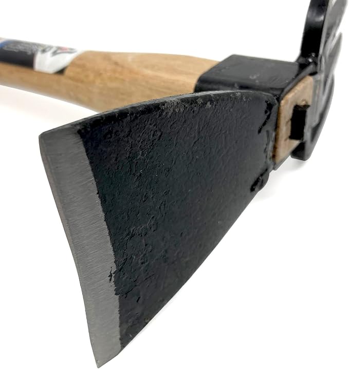 HACHIEMON Japanese Craftsmanship Garden Hand Tool Hoe and Cultivator Hand Tiller - Sturdy and Sharp