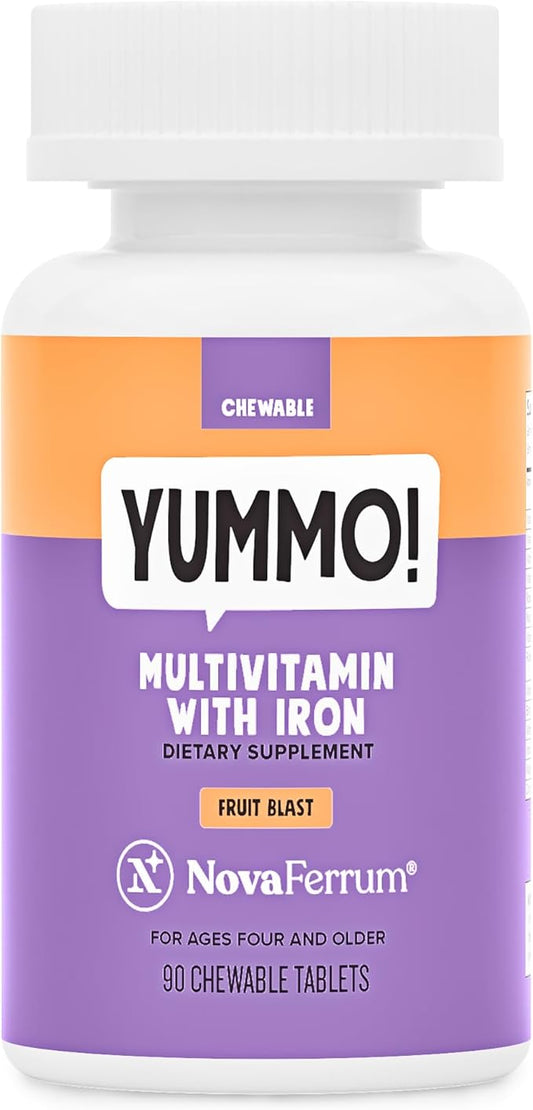 NovaFerrum Yummo | Kids Chewable Multivitamin 18mg of 90 Servings