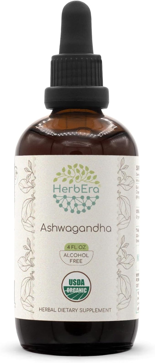 Ashwagandha B120 Alcohol-Free Herbal Extract Tincture, 4 fl