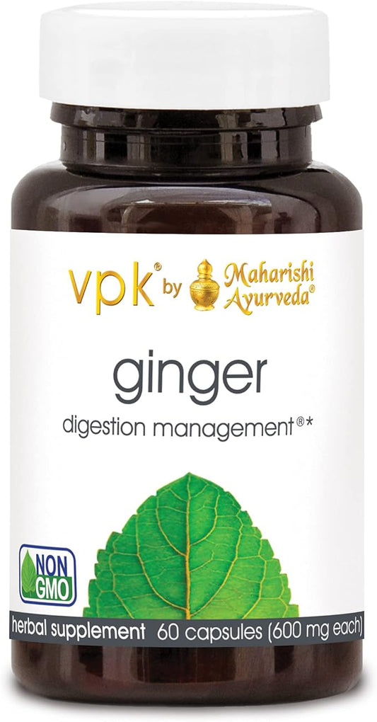 Maharishi Ayurveda - Organic Ginger Supplement (60 Herbal 600 mg)