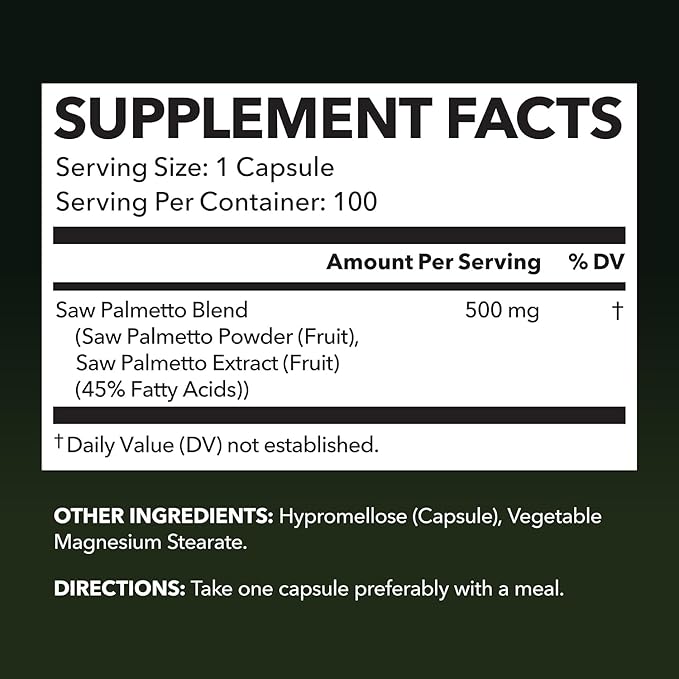 HAVASU NUTRITION Saw Palmetto for Men 3 Month
