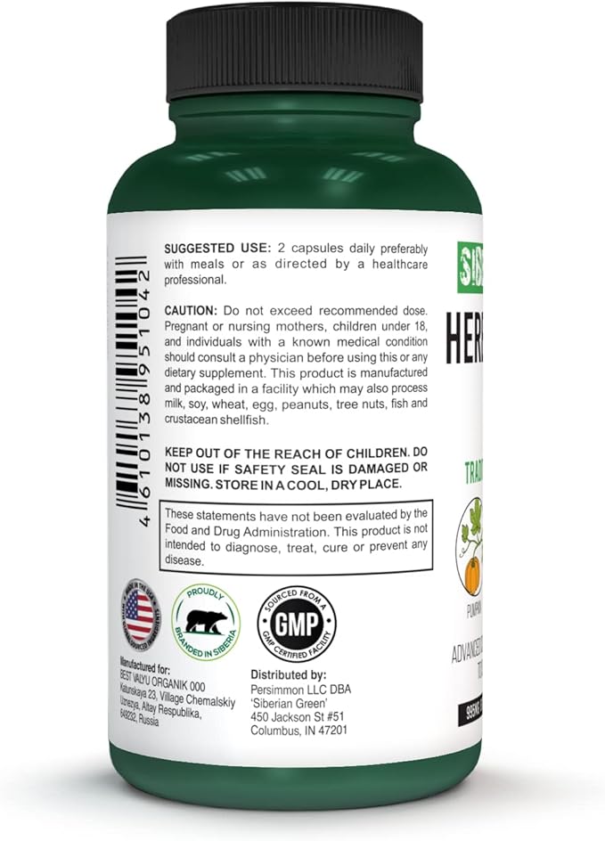 Herbal Prostate Detox 60 Capsules –
