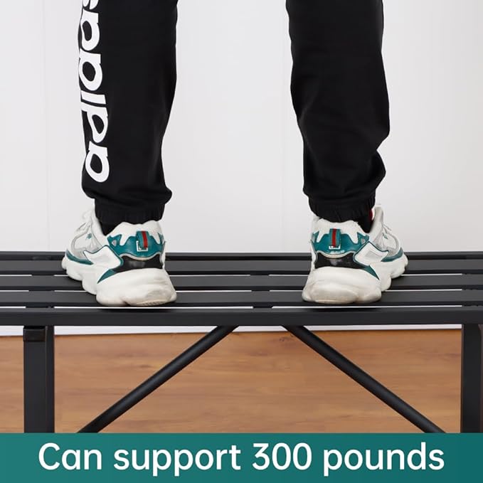 Plant Stand - Indoor/Outdoor Extra-Sturdy Aluminum Plant Stand with 300 LBS Capacity, L37.8 x W11.4 x H19.7 inch – Ideal for Patios, Gardens, Living Room Decoration