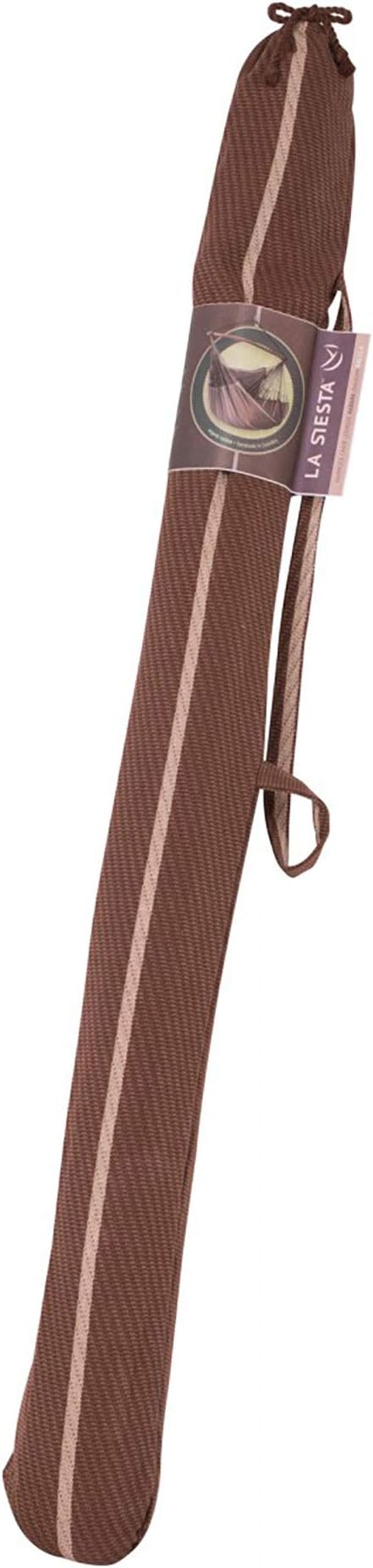 LA SIESTA® - XL King Habana Cotton Hammock Chair & CasaMount - Hanging Chair w/Suspension Kit for Walls Ceilings & Square Beams - Indoor Outdoor Swing Hanging Chair Bedroom Patio Balcony - Chocolate