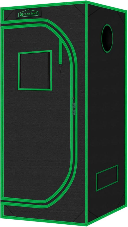 3x3 Grow Tent, 36"x36"x72" Growing Tent with Observation Window and Floor Tray for Hydroponics Indoor Plant Growing 3x3 Grow Room