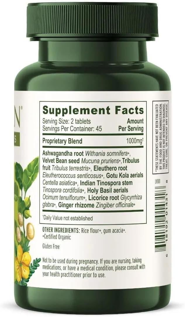 Banyan Botanicals Adrenal Nourish – Organic 90 Tablets