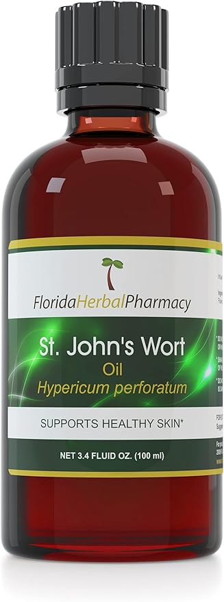 Florida Herbal Pharmacy, St. John's Wort 3.4 oz (100 ml).