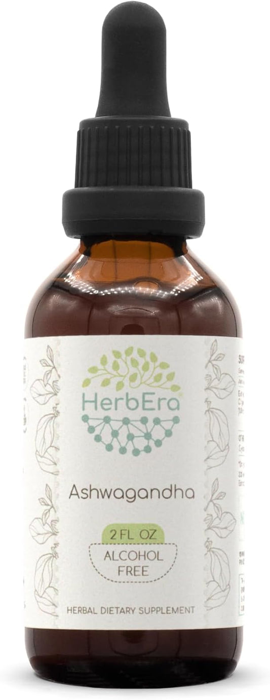 Ashwagandha B60 Alcohol-Free Herbal Extract Tincture, 2 fl
