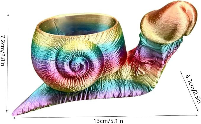 Snail Planter Turtle Planter, Vintage Retro Flower Plant pots for Indoor & Outdoor Plants, Unique Flower Pot for Succulent Plants Live, Snail Decor for Fun Planting Experience (Snail)