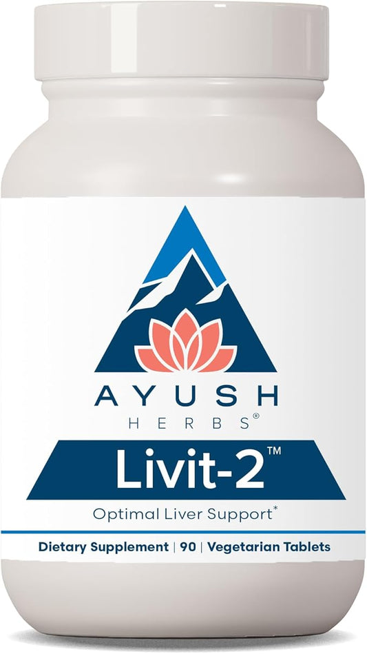 Ayush Herbs Livit-2, Natural Ayurvedic Daily 90 Tablets