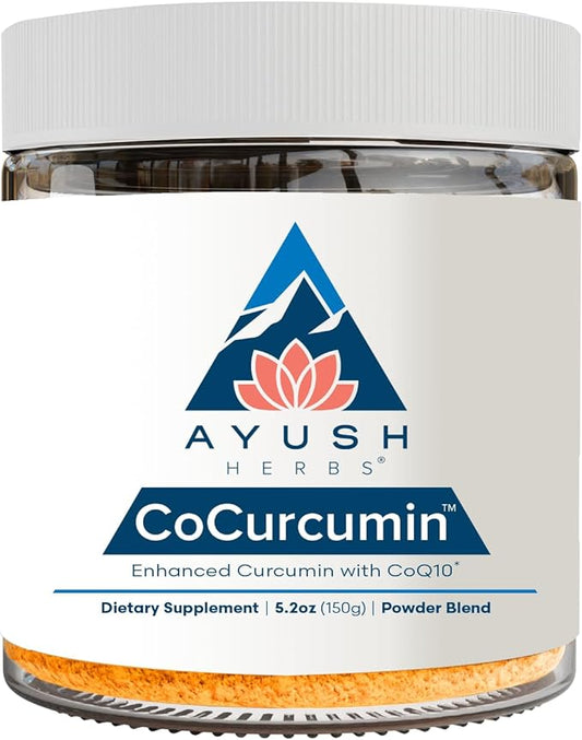 Ayush Herbs CoCurcumin Powder, Highly Absorbable 5.2 Ounces