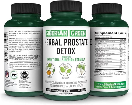 Herbal Prostate Detox 60 Capsules –