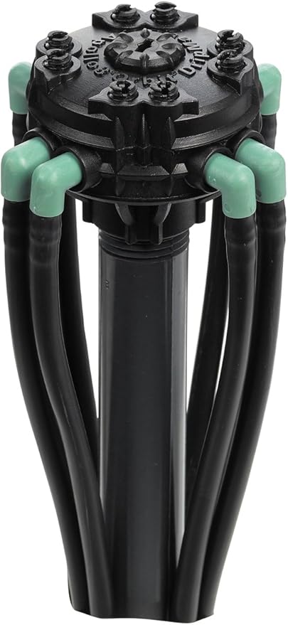 10 Pack - Orbit Adjustable Flow 8-Port Drip Irrigation Manifold for 1/4 Inch Tube