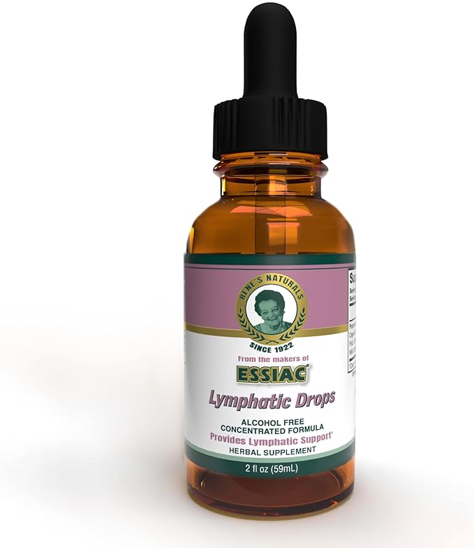 Lymphatic Drainage Drops, All Natural Concentrated 5 Herb 2oz up 2 Months 100% Vegan