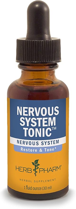 Herb Pharm Nervous System Tonic Liquid 1 Ounce (FASKULL01)