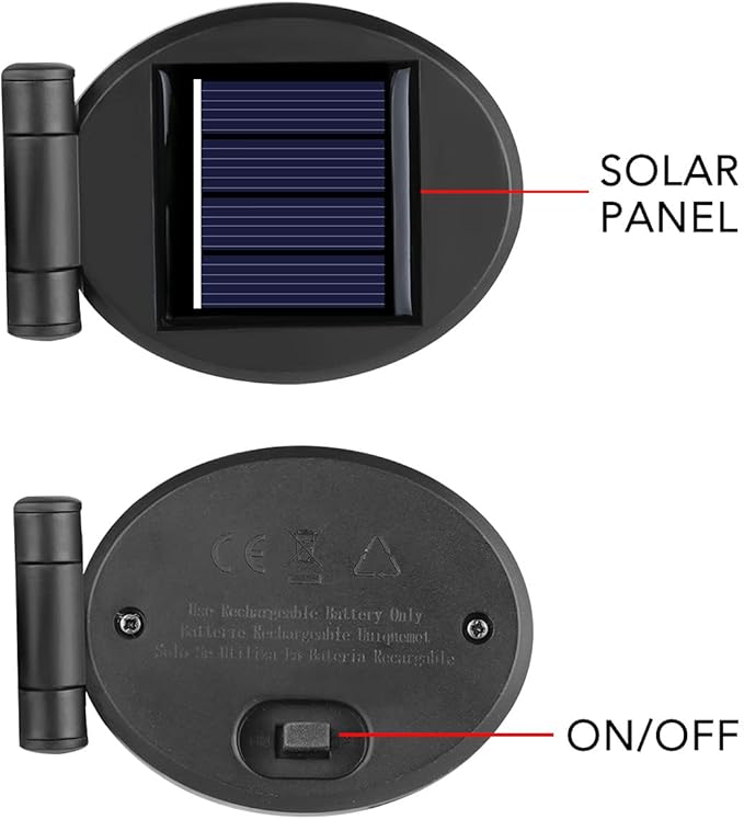 Veesee Solar Garden Stake Lights, 2 Pack Multi-Color Changing LED Calla Lily Lights - Solar Powered for Patio, Lawn, Garden, Yard, Grave Decoration