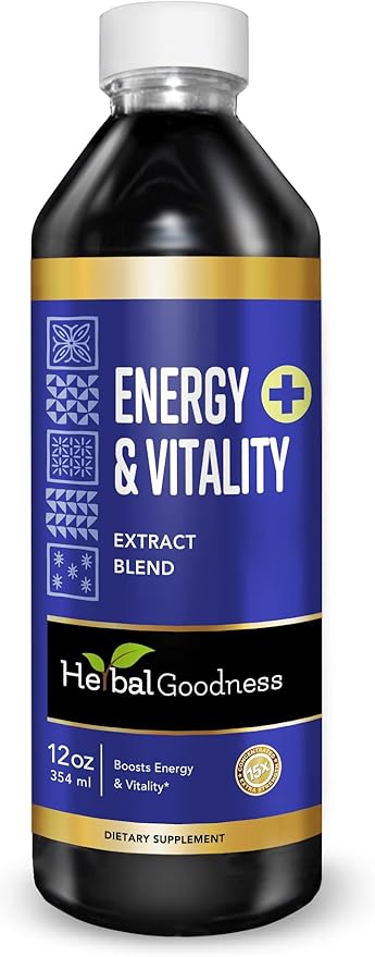 Herbal Goodness Energy and Vitality 12oz